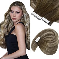 Sunny Hair Tape In Extensions Straight Skin Weft Tape In Hair Extensions Invisible Tape In Hair Extensions Human Hair 20Pcs Hair