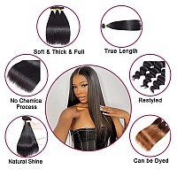 Fashion Vila Straight Bundles Human Hair Brazilian Virgin Human Hair 3 Bundles 22 24 26 Inch 100 Unprocessed Straight Human Hai