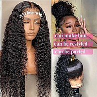 Healthair 360 Lace Front Wigs Human Hair Deep Wave Lace Front Wigs For Black Women 360 Lace Wigs Preplucked Hd Transparent La