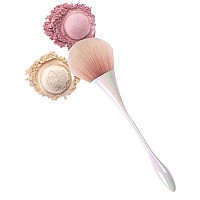 Large Fluffy Nail Art Dust Brush Foundation Makeup Brush Big Powder Brush Face Blush Brush For Daily Makeup White