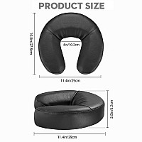 Noverlife Massage Face Cradle Cushion, Professional Massage Table Universal Face Head Neck Rest Pad, Soft Memory Foam Crescent Massage Chair Pillow for Massage Spa Therapy Beauty Treatment Sleep