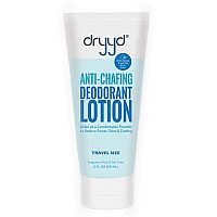 Dryyd Travel Size 2Oz Deodorant Aluminum Free Chafing Lotion Powder For Men Women No Talcum Powder Hemp Seed Oil And Aloe Red