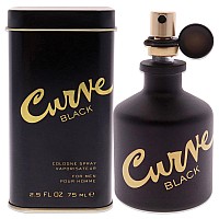 Liz Claiborne Curve Black Cologne Spray, 2.5 oz for Men