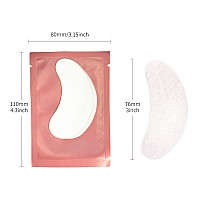 Veyes Inc 50 Pairs Pink Hydrogel Eye Patch Eyelash Extension Natural Lint Free Under Eye Gel Pads Lash Extension Supplies Beau