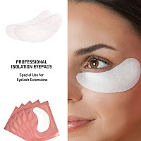 Veyes Inc 50 Pairs Pink Hydrogel Eye Patch Eyelash Extension Natural Lint Free Under Eye Gel Pads Lash Extension Supplies Beau