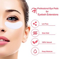 Veyes Inc 50 Pairs Pink Hydrogel Eye Patch Eyelash Extension Natural Lint Free Under Eye Gel Pads Lash Extension Supplies Beau