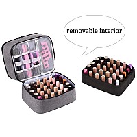 Zfzgfrcs Upgraded Nail Polish Organizer Case Holds 30 Bottles And 1 Nail Light Doublelayer Nail Polish Carrying Case Nail Po