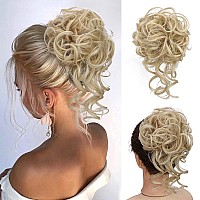 Earfodo Messy Bun Scrunchies For Womens Hair Bun Extension Ponytail Synthetic Updo Hair Piece For Girls Hair Chignon For Daily