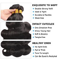 Body Wave Bundles With Closure Brazilian Human Hair 3 Bundles With Closure22 24 2620 Body Wave 100 Unprocessed Virgin Hair B