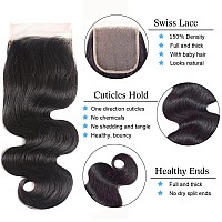 Body Wave Bundles With Closure Brazilian Human Hair 3 Bundles With Closure22 24 2620 Body Wave 100 Unprocessed Virgin Hair B