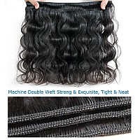 Body Wave Bundles With Closure Brazilian Human Hair 3 Bundles With Closure22 24 2620 Body Wave 100 Unprocessed Virgin Hair B