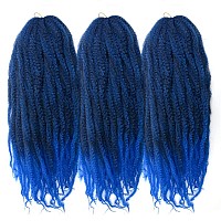 Kgbfass Marley Hair 24 Inch Marley Hair For Twists Long Afro Kinky Twist Marley Braiding Hair Extension Synthetic Fiber Marley B