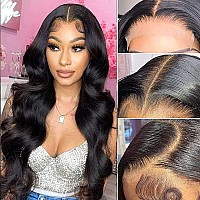 Aaliweya Hair 5X5 Hd Lace Closure Human Hair Wig For Women 5X5 Body Wave Transparent Lace Closure Wigs 150 Density Free Part Pr