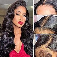 Aaliweya Lace Closure Wigs Body Wave 5X5 Hd Lace Closure Wigs Human Hair For Women 150 Density 5X5 Transparent Lace Front Wig P