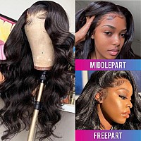 Aaliweya Lace Closure Wigs Body Wave 5X5 Hd Lace Closure Wigs Human Hair For Women 150 Density 5X5 Transparent Lace Front Wig P