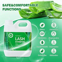 Actrol Eyelash Extension Cleanser Aloe 2L Natural Lash Extension Shampoo Professional Eyelid Foaming Cleanser Paraben Sulfate