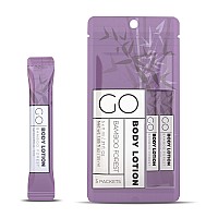 gO Essentials Travel Lotion Packets - Single Use Body and Hand Lotion for Hydrated Skin and Travel Size Toiletries Airline Friendly - Portable Bulk Travel Size Lotion Packets Womens gift Set, Homeless Supplies Bulk Lotion, AirBnB Essentials