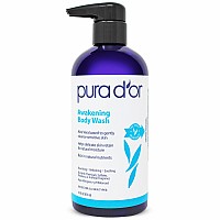 Pura Dor Awakening Body Wash 16Oz With Aloe Vera Chamomile Lavender Tea Tree And Natural Nutrients Ph Balanced For Moist