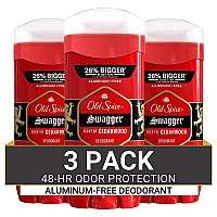 Old Spice Aluminum Free Deodorant For Men 247 Odor Protection 247 Lasting Freshness Red Collection Swagger With Cedarwood