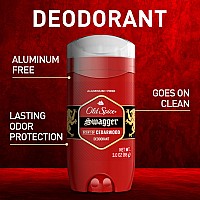 Old Spice Aluminum Free Deodorant For Men 247 Odor Protection 247 Lasting Freshness Red Collection Swagger With Cedarwood