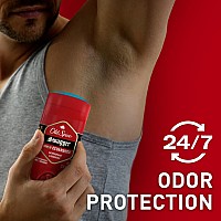 Old Spice Aluminum Free Deodorant For Men 247 Odor Protection 247 Lasting Freshness Red Collection Swagger With Cedarwood