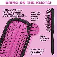 The Knot Dr Hair Brush By Conair Detangling Hair Brush Travel Brush Wet Brush Removes Knots And Tangles In Wet Or Dry H