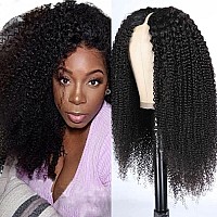 Nadula Hair 10A Kinky Curly U Part Wig Human Hair Glueless For Black Women Brazilian Remy Hair Full Head Half Kinky Wig U Shape