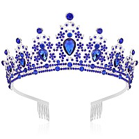 Tiaras For Women Kicosy Crowns For Women Crystal Comb Headband Princess Tiaras For Girls Birthday Favor Bachelorette Party Decor