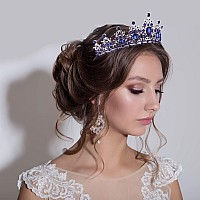 Tiaras For Women Kicosy Crowns For Women Crystal Comb Headband Princess Tiaras For Girls Birthday Favor Bachelorette Party Decor