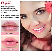 Evpct 3Pcs Aloe Vera Strawberry Peach Pink Color Changing Lipstick Tinted Lip Color Balm Gloss Tint Set Green Magic Ph Mood Kids