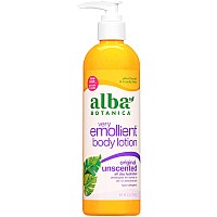 Alba Botanica Very Emollient Body Lotion Unscented Original 12 Oz