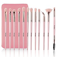 Daubigny Eye Makeup Brushes12 Pcs Professional Eye Shadow Concealer Eyebrow Foundation Powder Liquid Cream Blending Brushes