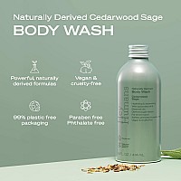 Hey Humans Cedarwood Sage Moisturizing Body Wash With Naturally Derived Ingredients Jojoba Oil Clean Vegan Sulfate Free Ba