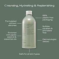 Hey Humans Cedarwood Sage Moisturizing Body Wash With Naturally Derived Ingredients Jojoba Oil Clean Vegan Sulfate Free Ba