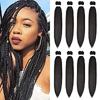 8 Pack Pre Stretched Braiding Hair 30 100Gpack Premium Kanekalon Braiding Hair Pre Stretched Extensions Professional Itch F