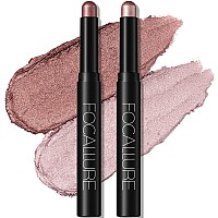 Focallure 2 Pcs Cream Eyeshadow Stickbrightener Eyeshadow Pencil Crayonhighlighter Eye Shadow Stick Sets With Creaseproof For