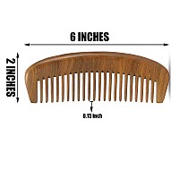 Moreinday Wooden Comb With Wide Tooth For Women Wood Comb Sandalwood Comb Hair Comb For Men