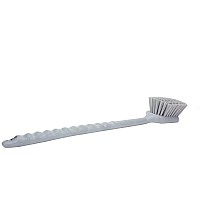 Sparta 40501Ec23 Plastic Large Scrub Brush Kitchen Brush Utility Brush With Long Handle For Cleaning 20 Inches Gray Pack O