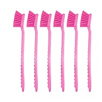 Sparta 40501Ec26 Plastic Large Scrub Brush Kitchen Brush Utility Brush With Long Handle For Cleaning 20 Inches Pink Pack O