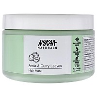 Nykaa Naturals Amla & Curry Leaves Hair Mask, 6.76 oz