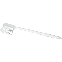 Sparta 40501Ec25 Plastic Large Scrub Brush Kitchen Brush Utility Brush With Long Handle For Cleaning 20 Inches Tan Pack Of