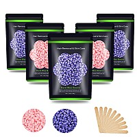 Auperwel Wax Beads For Hair Removal 11 Lb 176 Oz Hard Wax Beads For Sensitive Skin Brazilian Face Bikini Legs Eyebrow