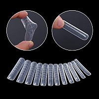 NMKL38 120Pcs Dual Forms Full Cover Nail Tips Upper Arched Extension Mold (Fantastic C-curve)