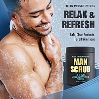 Body Prescriptions Body Scrub For Men Ultimate Exfoliating Scrub Infused With Charcoal Mens Body Wash In Jar With Twist Top 2