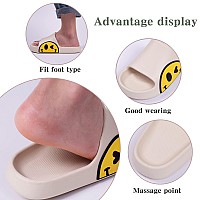 Uonesone Womens Slides Pillow Slippers Sandals For Men Unisex Non Slip Quick Dry Shower Shoes Indoor Outdoor Open Toe Spa Bath P