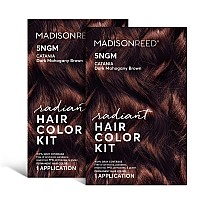 Madison Reed Radiant Hair Color Kit Dark Cinnamon Brown For 100 Gray Coverage Ammoniafree 5Ngm Catania Brown Permanent Hai