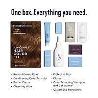 Madison Reed Radiant Hair Color Kit Light Golden Brown For 100 Coverage Of Gray Hair Ammoniafree 7Ngv Lucca Light Brown Pe