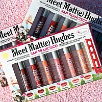 Thebalm Meet Matte Hughes San Francisco Set Of 6 Mini Longlasting Liquid Lipsticks 24 Fl Oz