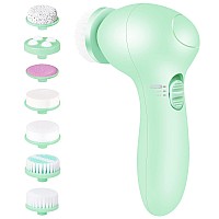 Facial Cleansing Brush 7 In 1 Face Wash Brush Fabuday Face Spin Scrub Brushes For Skin Cleansing Gentle Exfoliator Blackhead