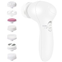 Facial Cleansing Brush 7 In 1 Face Wash Brush Fabuday Face Spin Scrub Brushes For Skin Cleansing Gentle Exfoliator Blackhead